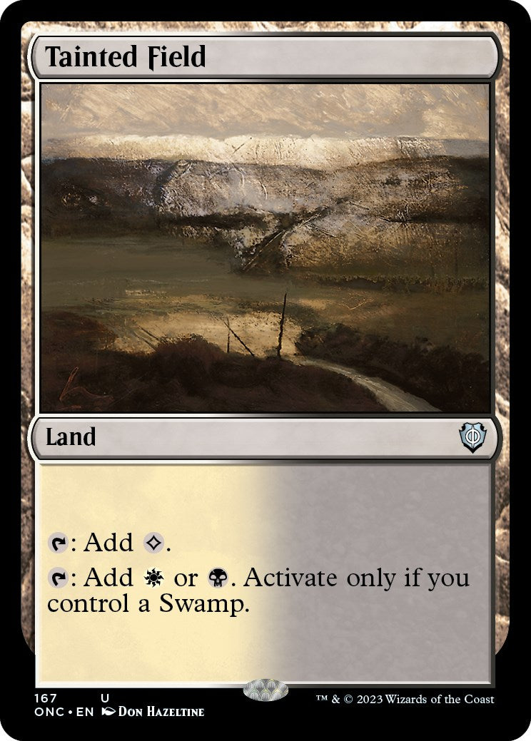 Tainted Field [Phyrexia: All Will Be One Commander] | Kessel Run Games Inc. 