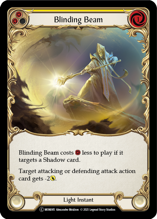 Blinding Beam (Yellow) [U-MON085] (Monarch Unlimited)  Unlimited Normal | Kessel Run Games Inc. 