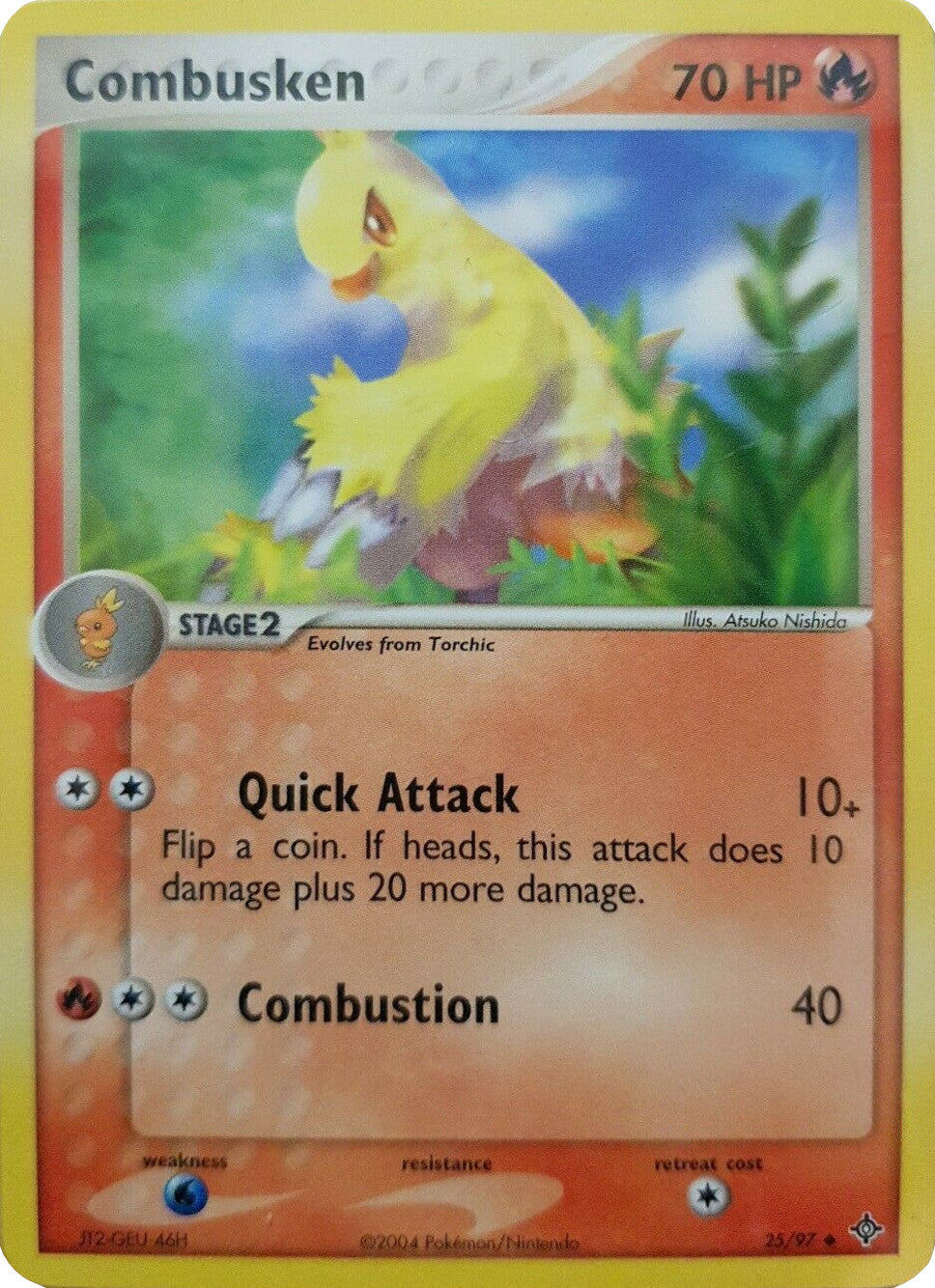 Combusken (25/97) [EX: Battle Stadium] | Kessel Run Games Inc. 