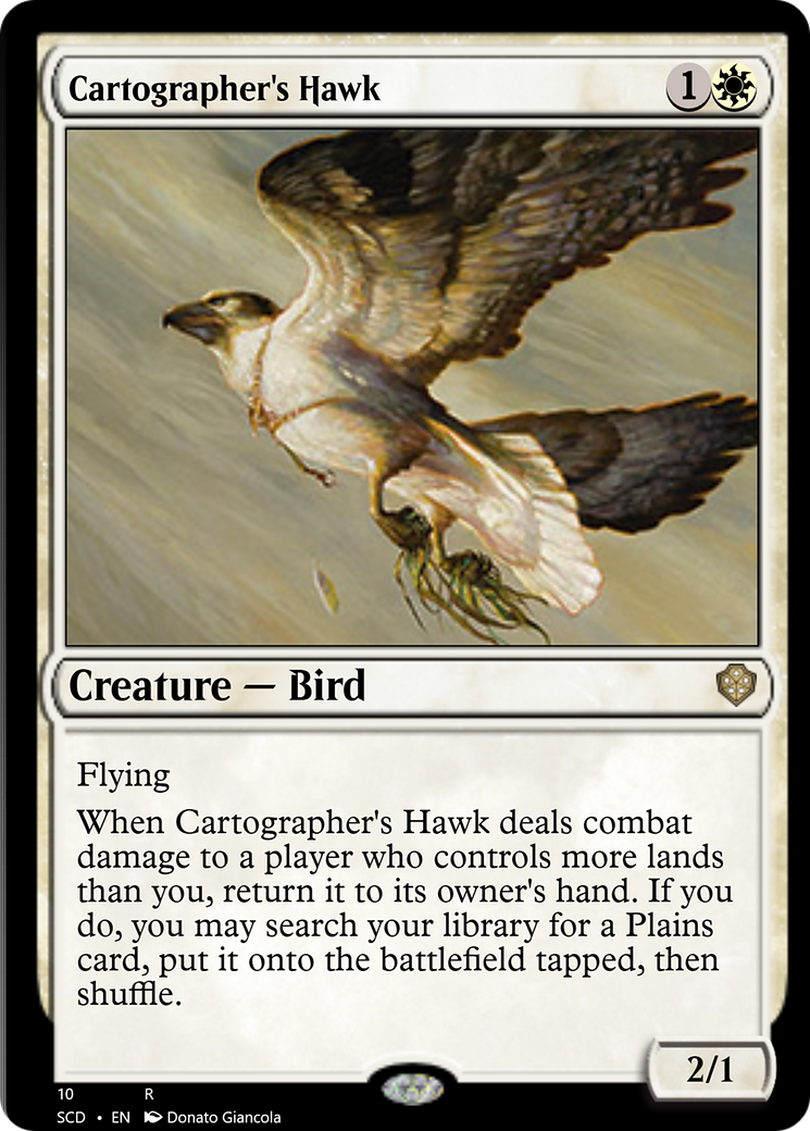 Cartographer's Hawk [Starter Commander Decks] | Kessel Run Games Inc. 
