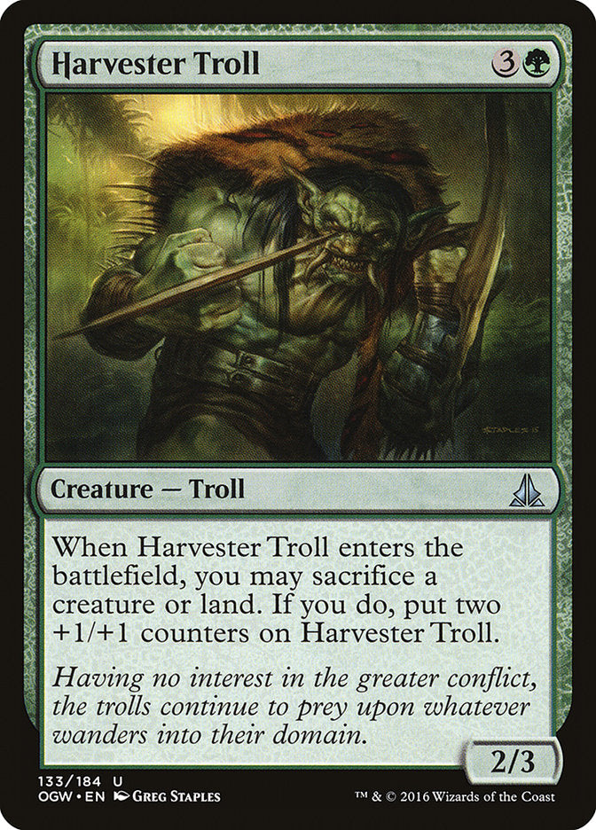 Harvester Troll [Oath of the Gatewatch] | Kessel Run Games Inc. 