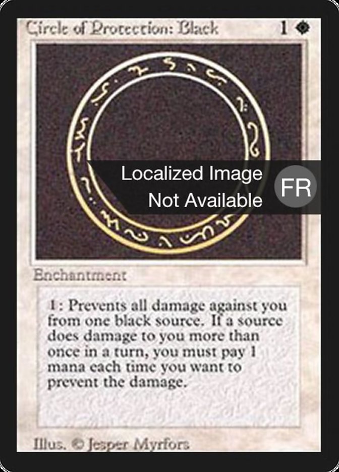 Circle of Protection: Black [Foreign Black Border] | Kessel Run Games Inc. 