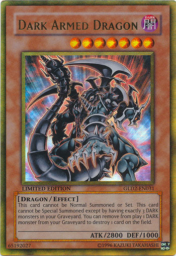 Dark Armed Dragon [GLD2-EN031] Ultra Rare | Kessel Run Games Inc. 