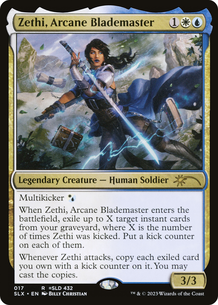 Zethi, Arcane Blademaster [Secret Lair: Universes Within] | Kessel Run Games Inc. 