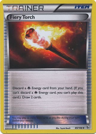 Fiery Torch (89/106) (Sheen Holo Pyroar Collection Exclusive) [XY: Flashfire] | Kessel Run Games Inc. 