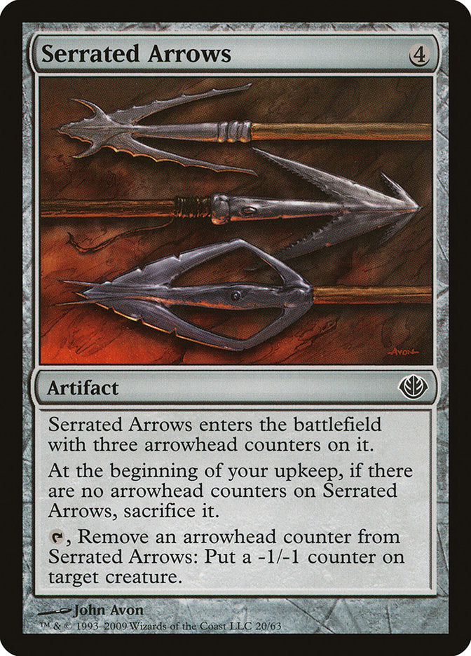 Serrated Arrows [Duel Decks: Garruk vs. Liliana] | Kessel Run Games Inc. 