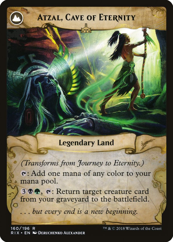 Journey to Eternity // Atzal, Cave of Eternity [Rivals of Ixalan] | Kessel Run Games Inc. 