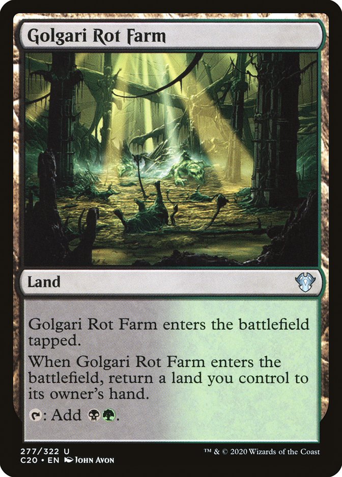 Golgari Rot Farm [Commander 2020] | Kessel Run Games Inc. 