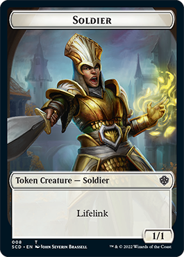 Saproling // Soldier Double-Sided Token [Starter Commander Decks] | Kessel Run Games Inc. 