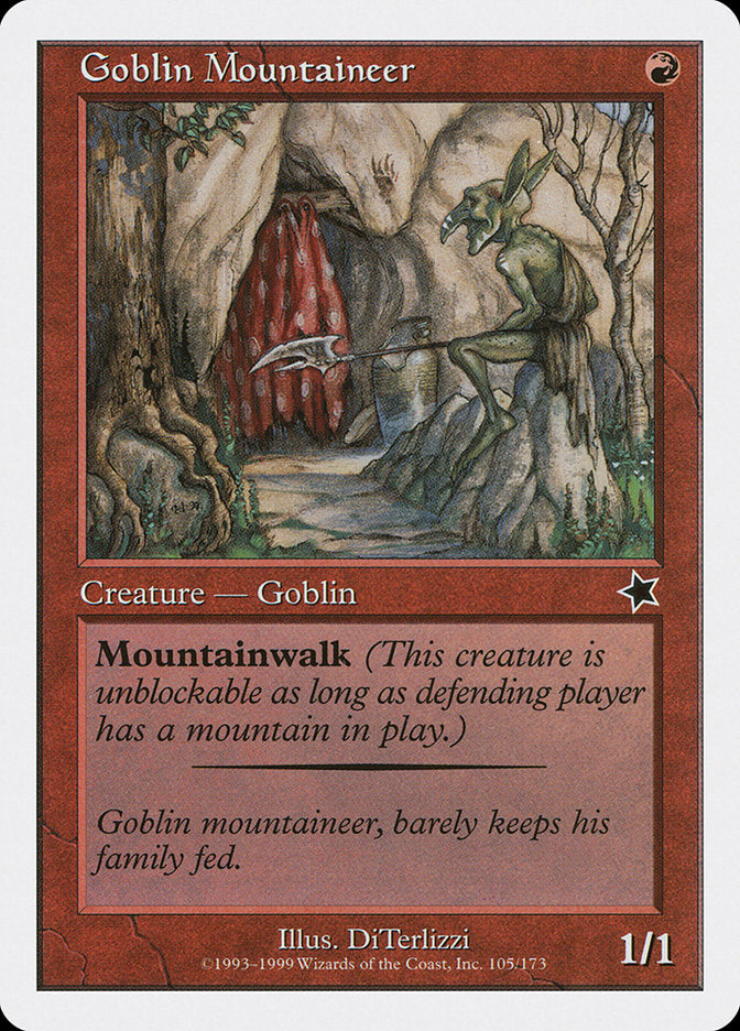 Goblin Mountaineer [Starter 1999] | Kessel Run Games Inc. 