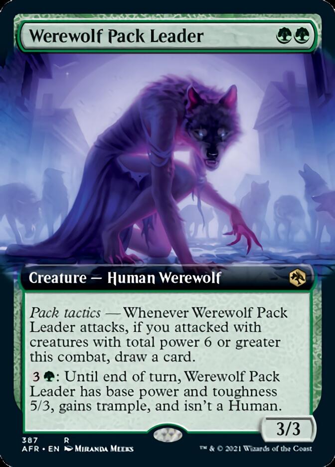 Werewolf Pack Leader (Extended Art) [Dungeons & Dragons: Adventures in the Forgotten Realms] | Kessel Run Games Inc. 