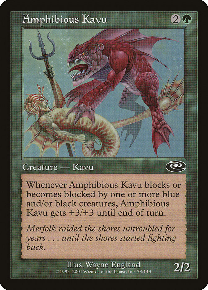 Amphibious Kavu [Planeshift] | Kessel Run Games Inc. 
