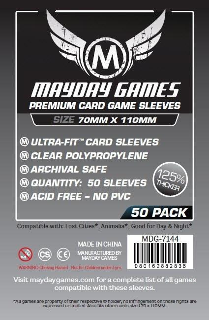 Mayday Games Premium "Lost Cities"  Magnum Ultra-Fit (70x110mm) 50ct | Kessel Run Games Inc. 