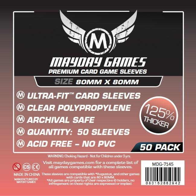 Mayday Games Premium Square Medium (80x80mm) 50Ct | Kessel Run Games Inc. 