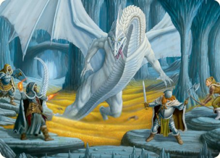 Cave of the Frost Dragon Art Card [Dungeons & Dragons: Adventures in the Forgotten Realms Art Series] | Kessel Run Games Inc. 