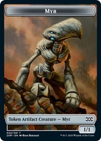 Myr (024) // Thopter (026) Double-Sided Token [Double Masters Tokens] | Kessel Run Games Inc. 