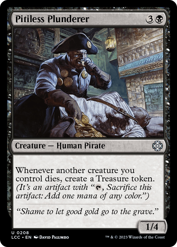 Pitiless Plunderer [The Lost Caverns of Ixalan Commander] | Kessel Run Games Inc. 