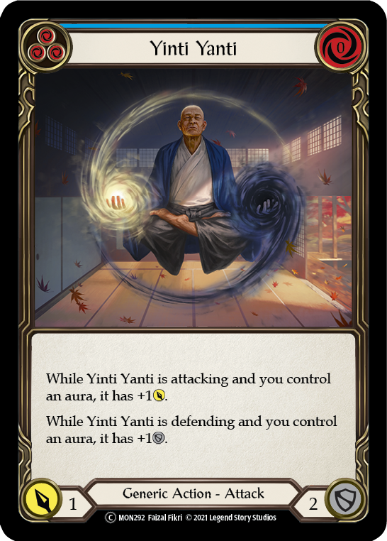 Yinti Yanti (Blue) [U-MON292-RF] (Monarch Unlimited)  Unlimited Rainbow Foil | Kessel Run Games Inc. 