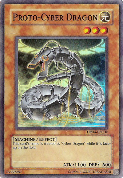 Proto-Cyber Dragon [DR04-EN130] Super Rare | Kessel Run Games Inc. 