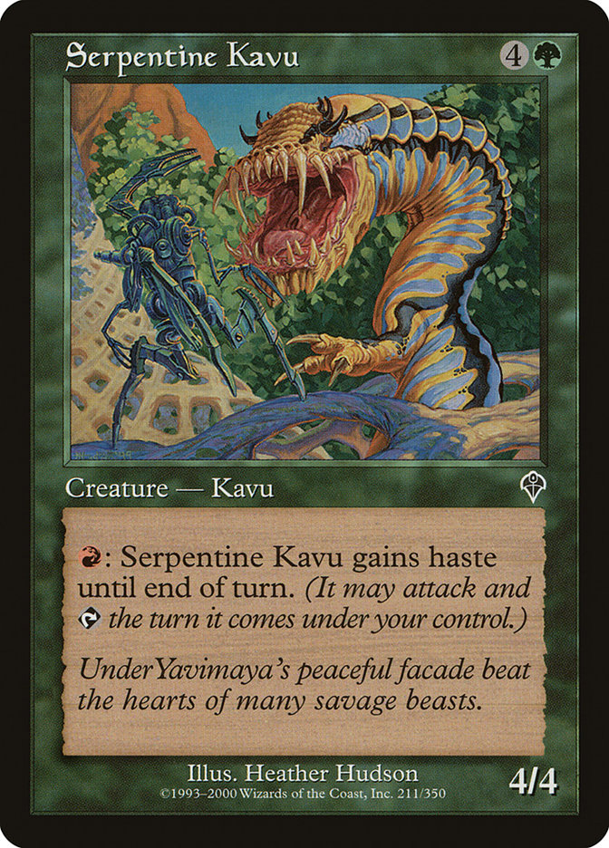 Serpentine Kavu [Invasion] | Kessel Run Games Inc. 