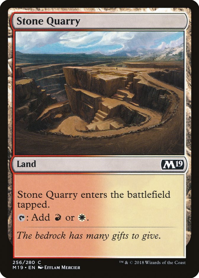 Stone Quarry [Core Set 2019] | Kessel Run Games Inc. 