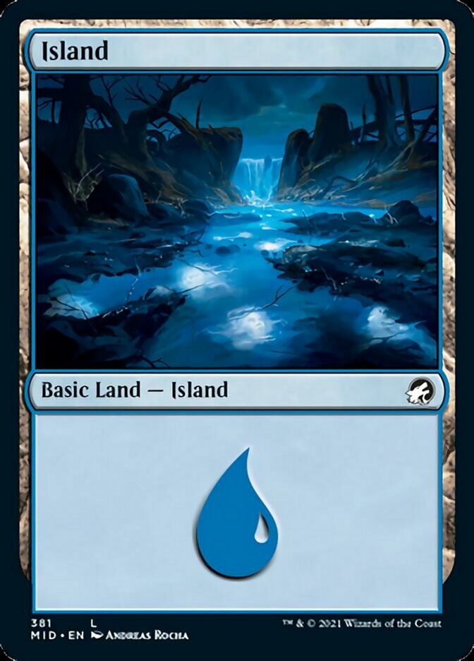 Island (381) [Innistrad: Midnight Hunt] | Kessel Run Games Inc. 