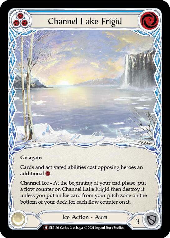 Channel Lake Frigid [U-ELE146] (Tales of Aria Unlimited)  Unlimited Rainbow Foil | Kessel Run Games Inc. 
