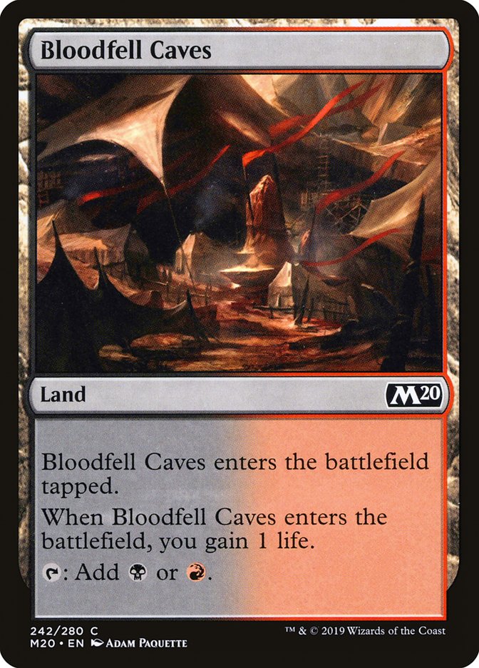 Bloodfell Caves [Core Set 2020] | Kessel Run Games Inc. 