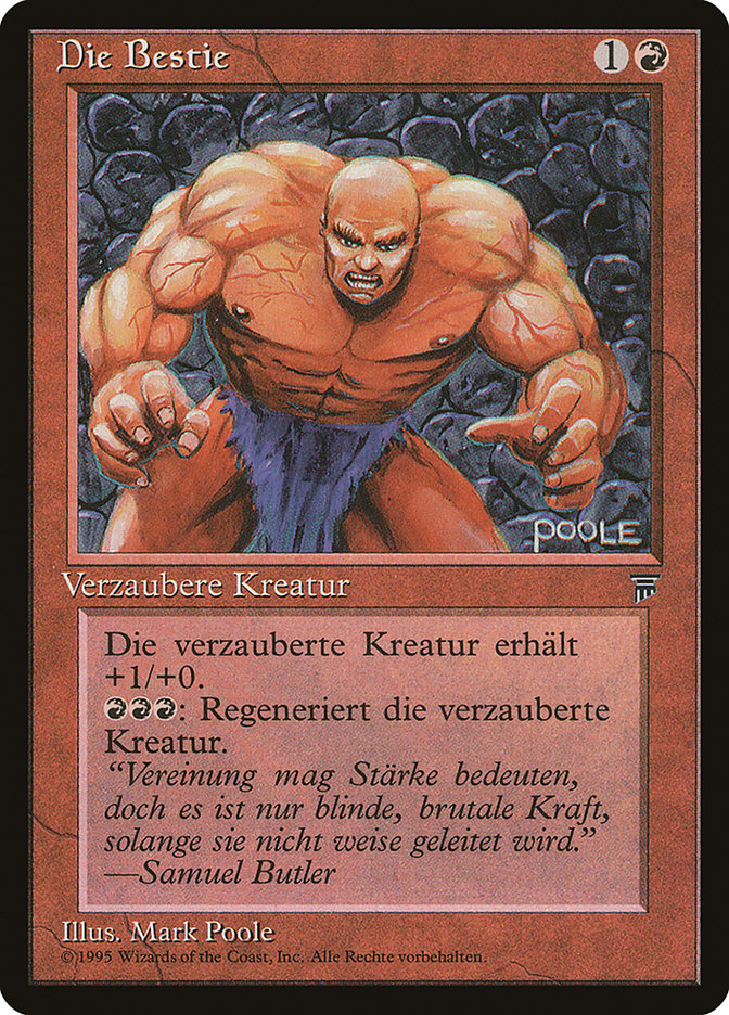 The Brute (German) - "Die Bestie" [Renaissance] | Kessel Run Games Inc. 