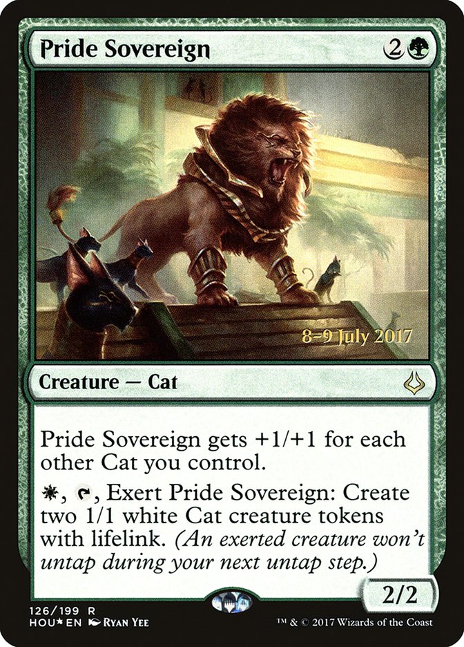 Pride Sovereign [Hour of Devastation Prerelease Promos] | Kessel Run Games Inc. 