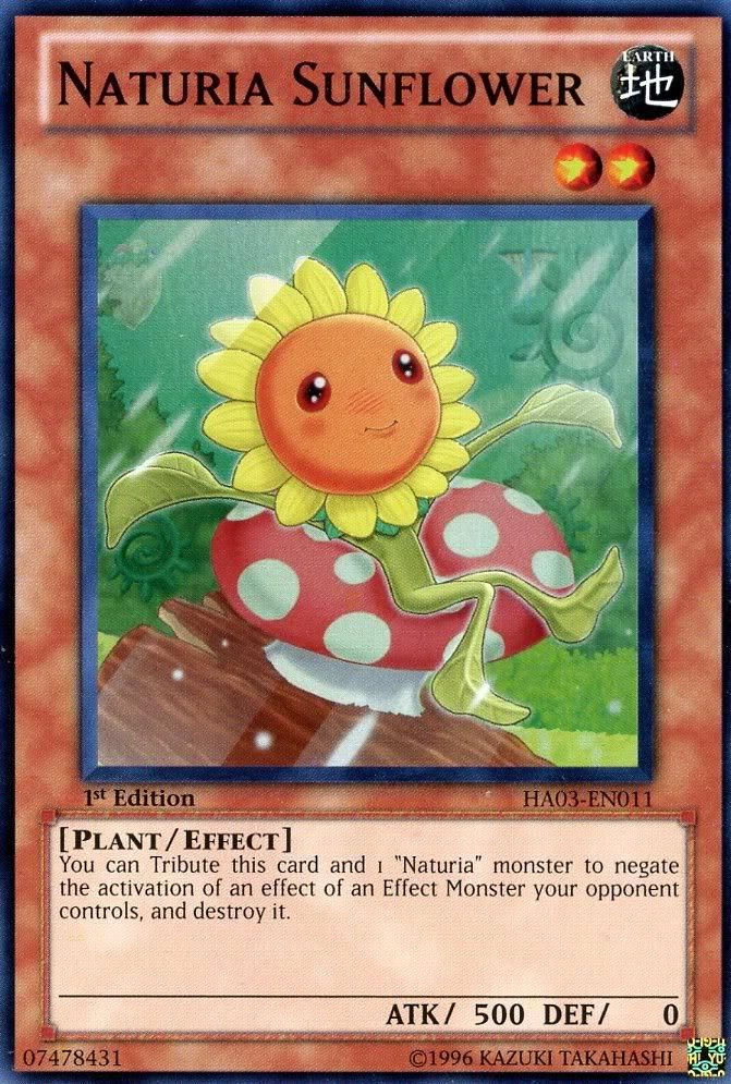 Naturia Sunflower [HA03-EN011] Super Rare | Kessel Run Games Inc. 