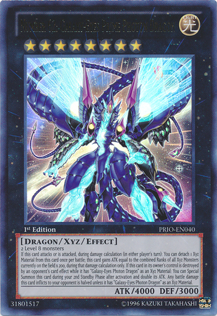 Number 62: Galaxy-Eyes Prime Photon Dragon [PRIO-EN040] Ultra Rare | Kessel Run Games Inc. 