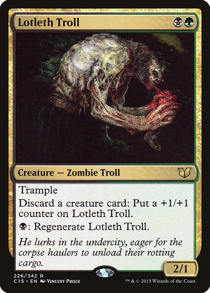 Lotleth Troll [Commander 2015] | Kessel Run Games Inc. 