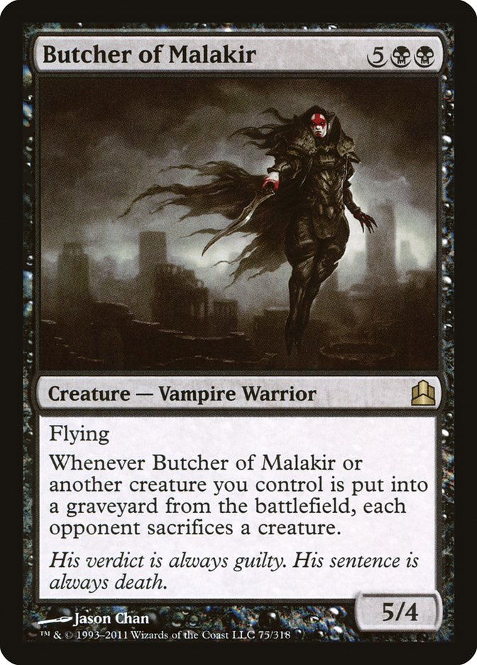 Butcher of Malakir [Commander 2011] | Kessel Run Games Inc. 