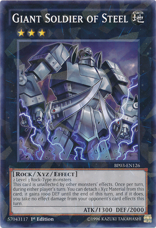 Giant Soldier of Steel [BP03-EN126] Shatterfoil Rare | Kessel Run Games Inc. 