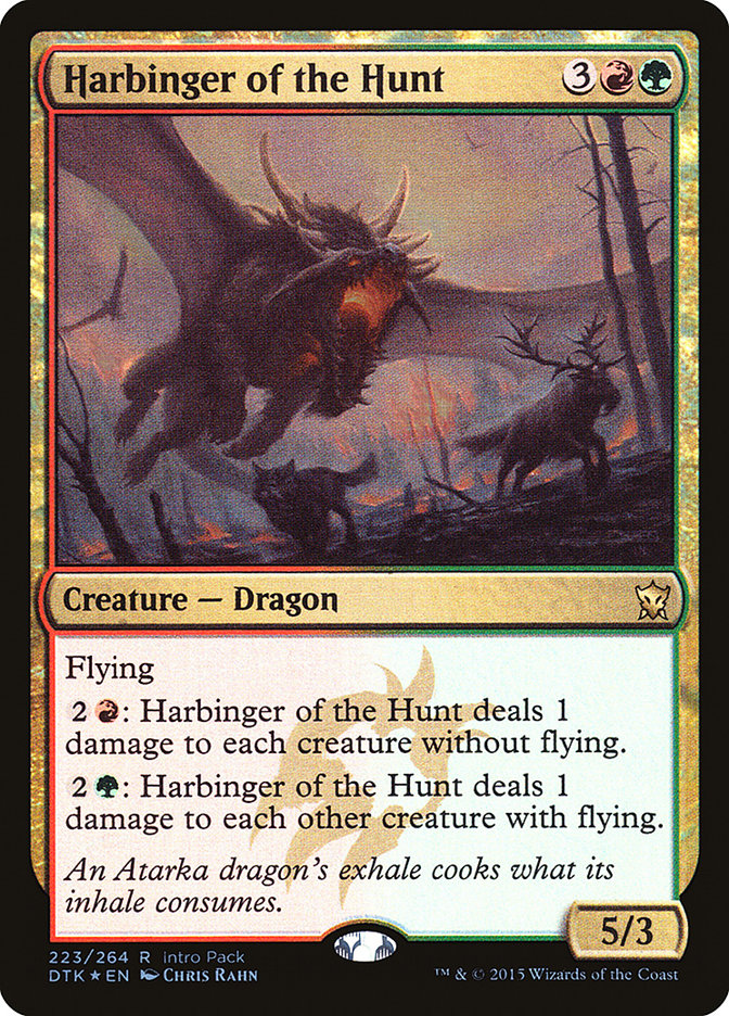 Harbinger of the Hunt (Intro Pack) [Dragons of Tarkir Promos] | Kessel Run Games Inc. 