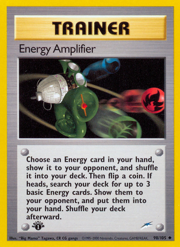 Energy Amplifier (98/105) [Neo Destiny 1st Edition] | Kessel Run Games Inc. 