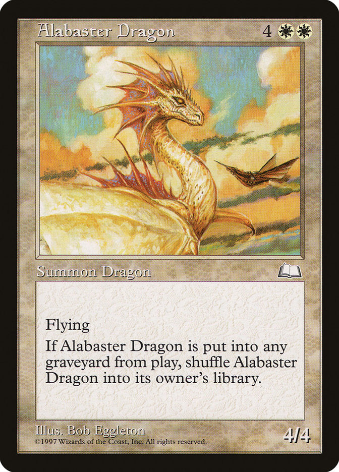 Alabaster Dragon [Weatherlight] | Kessel Run Games Inc. 