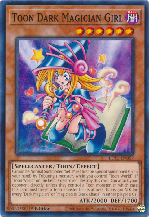 Toon Dark Magician Girl [LDS1-EN057] Common | Kessel Run Games Inc. 