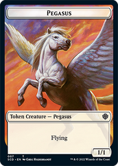 Pegasus // Thopter Double-Sided Token [Starter Commander Decks] | Kessel Run Games Inc. 