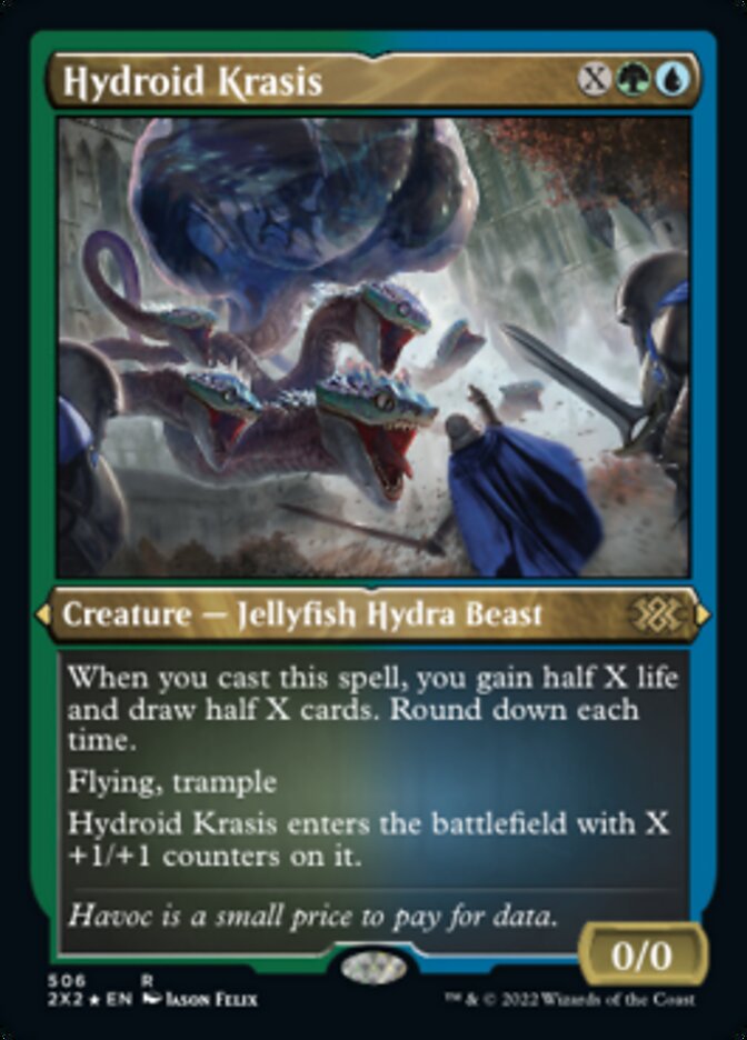 Hydroid Krasis (Foil Etched) [Double Masters 2022] | Kessel Run Games Inc. 