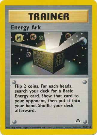 Energy Ark (75/75) [Neo Discovery Unlimited] | Kessel Run Games Inc. 