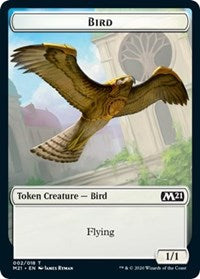 Bird // Saproling Double-Sided Token [Core Set 2021 Tokens] | Kessel Run Games Inc. 