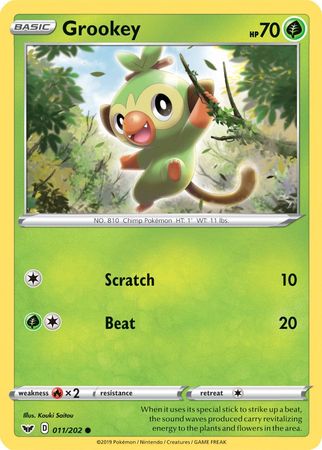 Grookey (011/202) (Premium Collection) [Sword & Shield: Base Set] | Kessel Run Games Inc. 