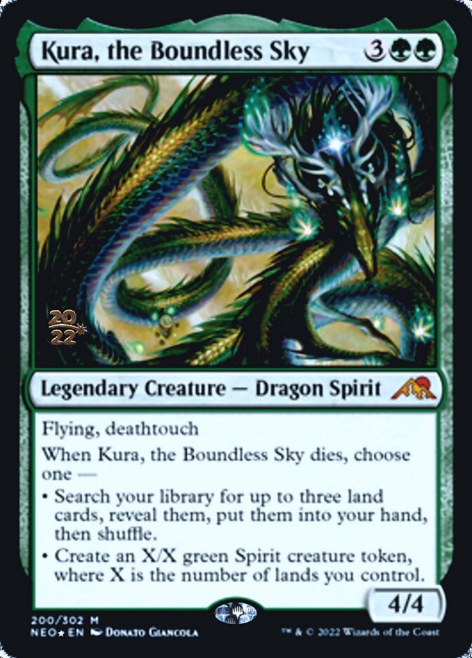 Kura, the Boundless Sky [Kamigawa: Neon Dynasty Prerelease Promos] | Kessel Run Games Inc. 