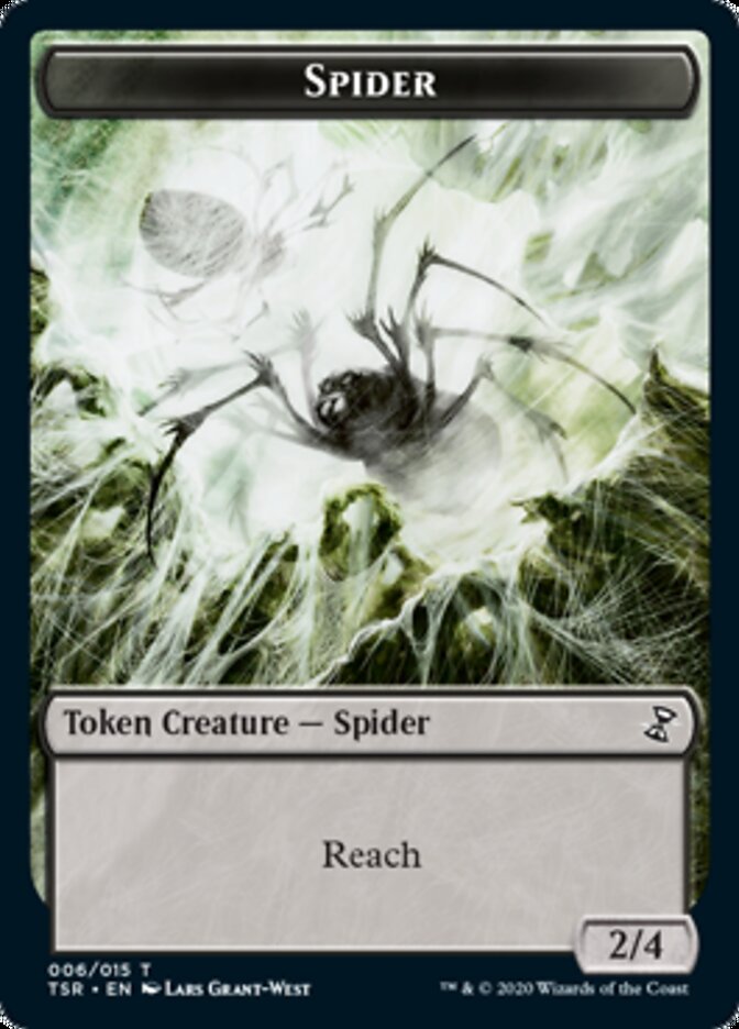 Spider Token [Time Spiral Remastered Tokens] | Kessel Run Games Inc. 