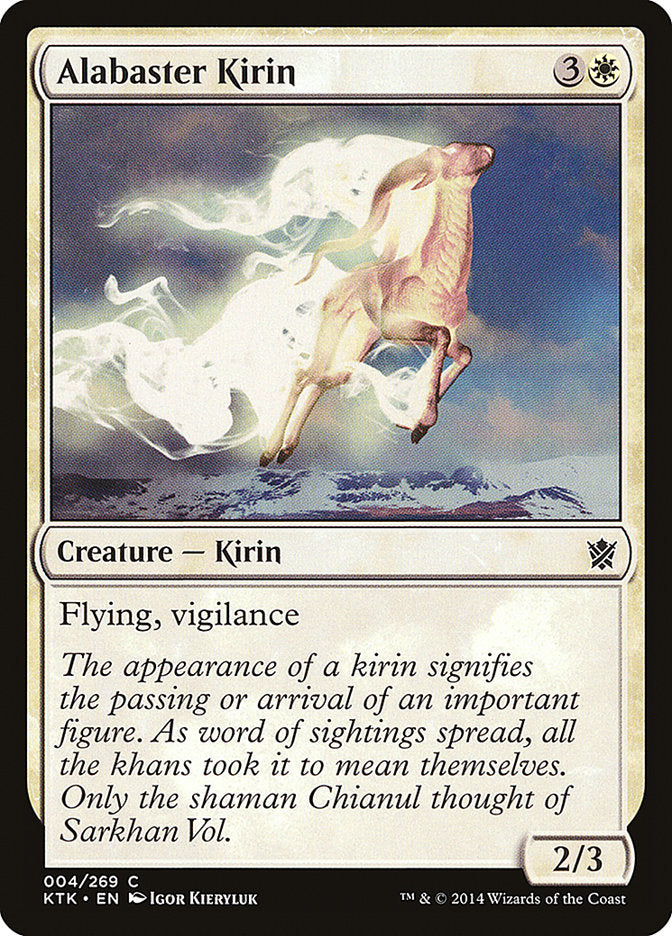 Alabaster Kirin [Khans of Tarkir] | Kessel Run Games Inc. 