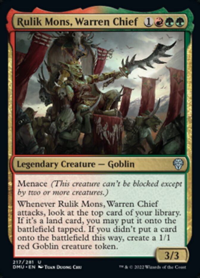 Rulik Mons, Warren Chief [Dominaria United] | Kessel Run Games Inc. 