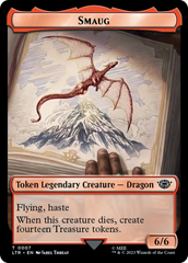 Food (11) // Smaug Double-Sided Token [The Lord of the Rings: Tales of Middle-Earth Tokens] | Kessel Run Games Inc. 