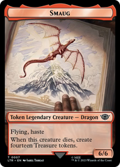 Food (09) // Smaug Double-Sided Token [The Lord of the Rings: Tales of Middle-Earth Tokens] | Kessel Run Games Inc. 